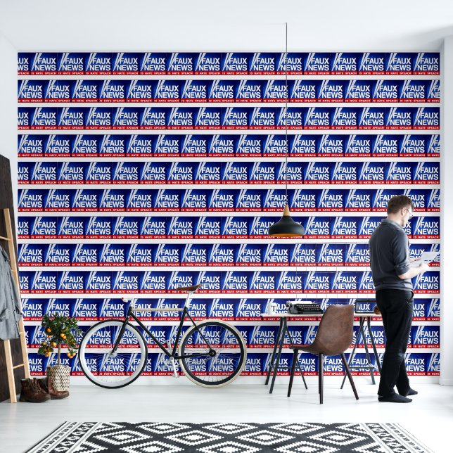 Faux News  Wallpaper (Living Room)