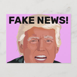 FAUX NOUVELLES ! CARTES POSTALES DONALD TRUMP