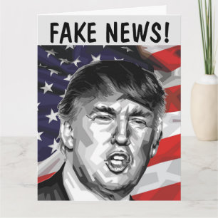 FAUX NOUVELLES ! DONALD TRUMP GRANDE CARTE D'ANNIV