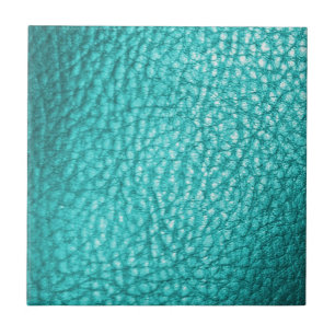 Faux Ocean Clear Blue Leather Tile- Design Solid Tile