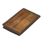 Faux Oiled Wood Plank Personalized Custom