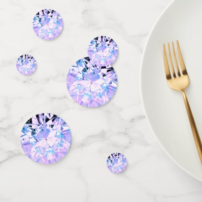Faux Opal Colour Diamond Gemstone Confetti (Group)