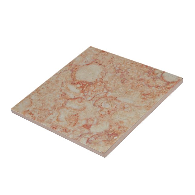 Faux Orange Marbre blanc ivoire Pierre Carreaux cé (Côté)