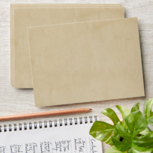 Faux Parchment Wedding Envelopes