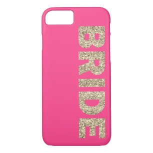 Faux Parties scintillant mariée iPhone 7 Coque en