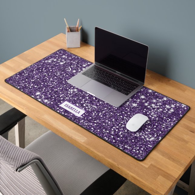 Faux Parties scintillant violet texture Look Avec  (Bureau 2)