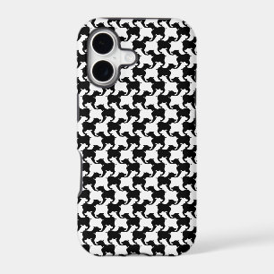 Faux pied-de-poule avec étui de téléphone mode Chi