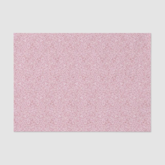 Faux Pink Glitter Tissue Paper (Front)