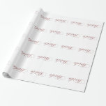 Faux Pink Sparkles Bride Wrapping Paper<br><div class="desc">What a great gift for your special Bride!</div>