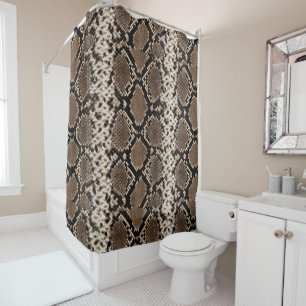 Faux Python Couleuvre à peau rideau de douche