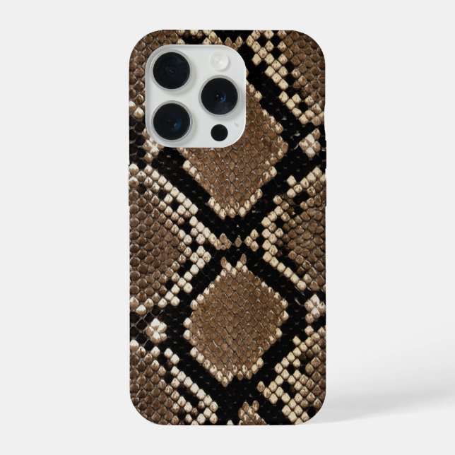 Faux Python Snake Skin iPhone Case (Back)