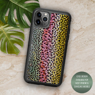 Faux Rainbow Trout Scale Texture Look Pattern