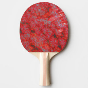 Faux Red Marble Ping Pong Paddle