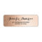 Faux Rose Gold Elegant Script Modern