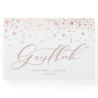 Faux Rose Gold Foil Confetti Dots Wedding