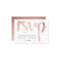 Faux Rose Gold Foil RSVP