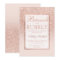 Faux rose gold glitter brunch bubbly bridal shower