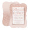 Faux rose gold glitter brunch bubbly bridal shower