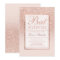 Faux rose gold glitter elegant chic Bat Mitzvah