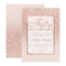 Faux rose gold glitter elegant chic fifty fabulous
