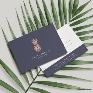 Faux Rose Gold Pineapple Gift Certificate