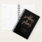 Faux Rose Gold Script on Black | Wedding Planner