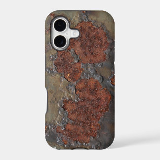 Faux rust texture (brown flaky rusted iron) pitted