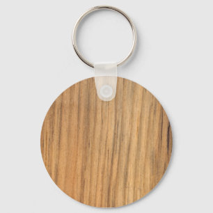 Faux Rustic Finished Barn Wood Keychain