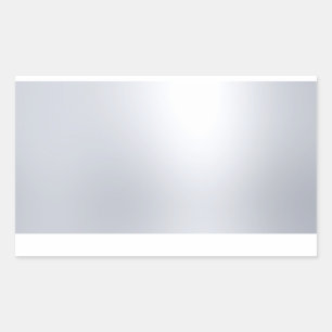 Faux Silver Blank Template Glamour Elegant Look Sticker