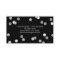 Faux Silver Glitter Confetti Black Business Card