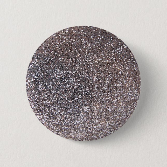 Faux Silver glitter graphic 2 Inch Round Button (Front)
