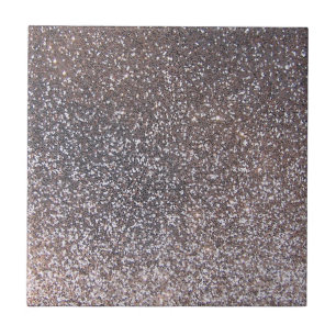 Faux Silver glitter graphic Tile
