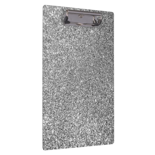 Faux Silver Glitter Photo Clipboard (Right)