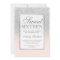 Faux silver glitter pink elegant chic Sweet 16