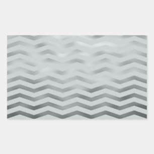 Faux Silver Grey Foil Chevron Zig Zag Texture Sticker