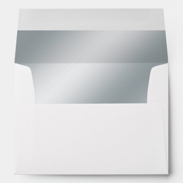 Faux Silver Lined Envelope (Back (Bottom))