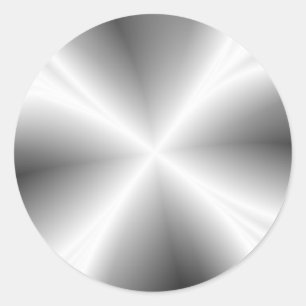 Faux Silver Metallic Sticker