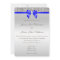Faux Silver Sequins Diamonds Royal Blue Wedding