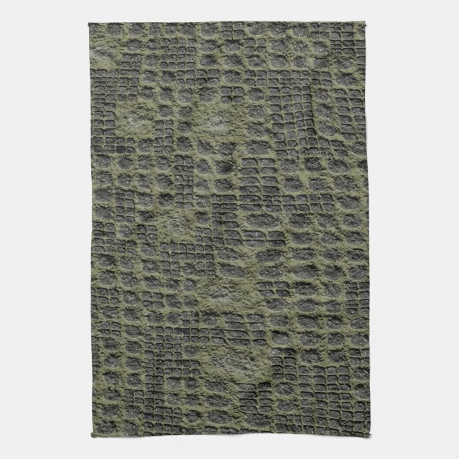 Faux Snake Skin Kitchen Towel (Vertical)