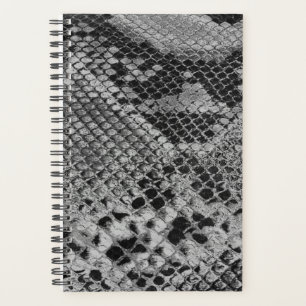 Faux SNAKESKIN! Nature's Wild Black & White Planner