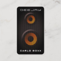 Faux sound speaker box  business card