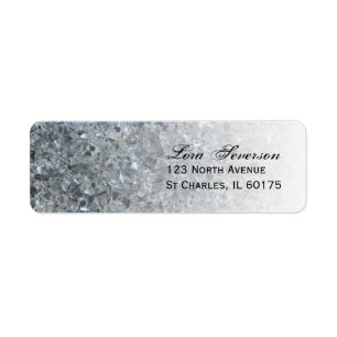 Faux Sparkle Return Address