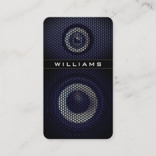 Faux speaker look  business card