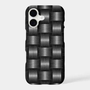 Faux Steel Metal iPhone Case