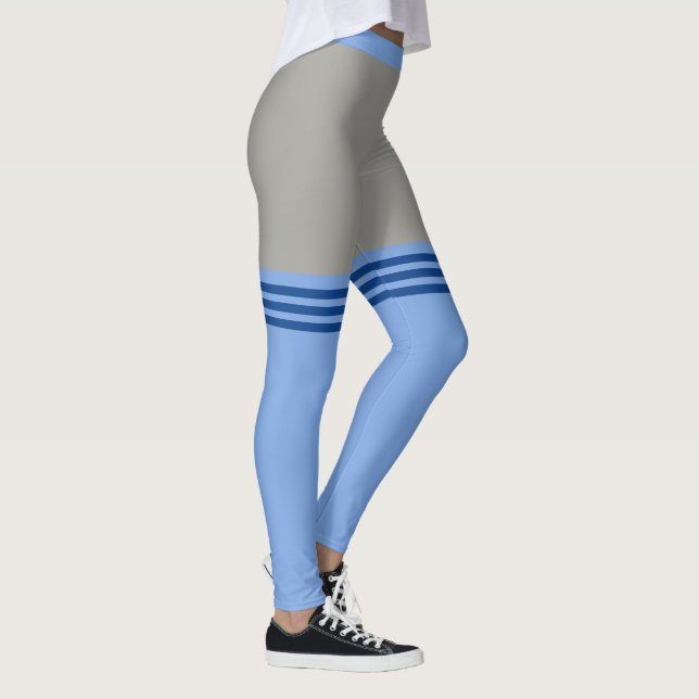 Faux sur les chaussettes du genou Drôle Leggings V (Droite)