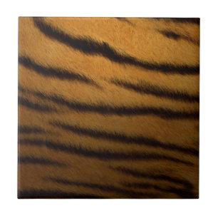 faux tiger print tile