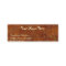 Faux Tooled Leather Western style 3 Business Cards
