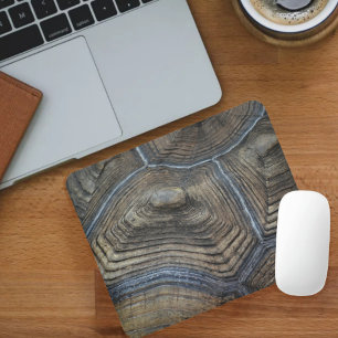 Faux Tortoiseshell Photographic Natural Pattern Mouse Pad