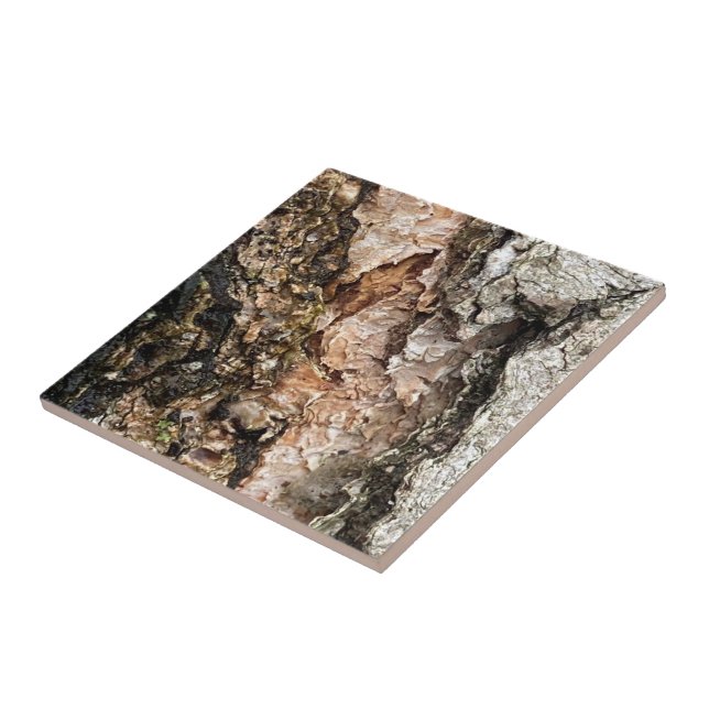 Faux Tree Bark Texture Tile (Side)