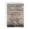 Faux Vellum Photo Overlay Custom Wedding Invitatio
